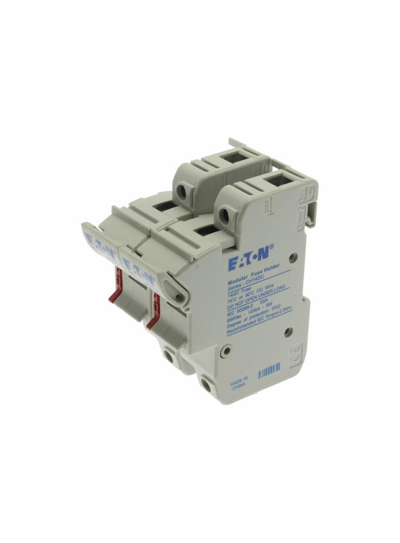 2 pole 14x51 MFH Podstawa wkładki cylindrycznej 14x51 2P 50A 690VAC CH142DU EATON