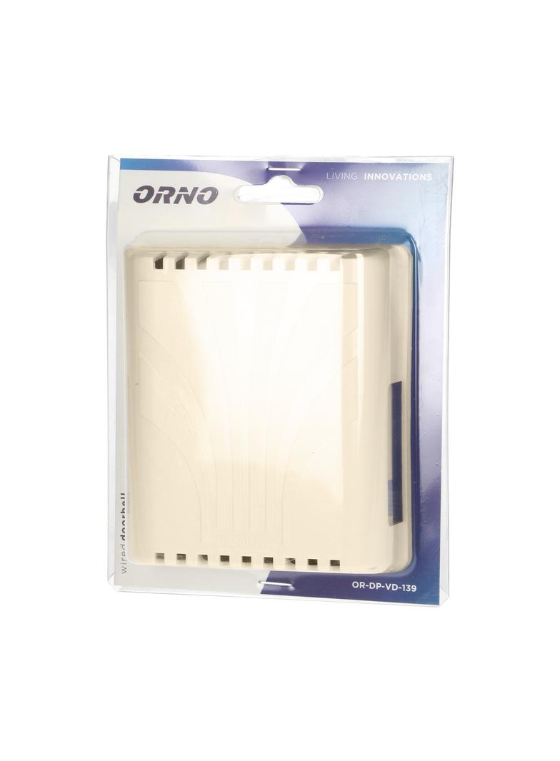 Dzwonek Gong Dwutonowy Plus 8V beżowy OR-DP-VD-139/BG/8V ORNO