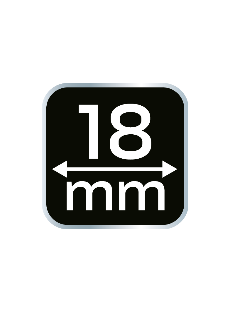 Dłuta 6, 12, 18, 24 mm, zestaw 4 szt. Uchwyt drewniany
