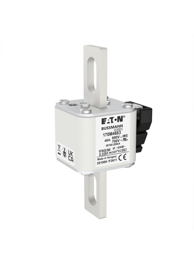 FUSE 450A 690V 1FKE/90 AR UC Wkładka szybka 450A AC 690V rozmiar 1 53x69x136 mm aR IEC UL 170M4663 E
