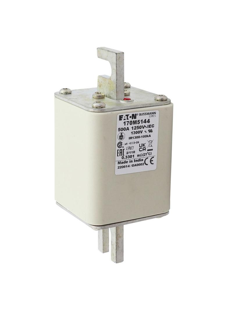 500A 1250V 2/110 aR INDICATOR FUSE Wkładka szybka 500A AC 1250V rozmiar 2 61x75x138 mm aR D 170M5144
