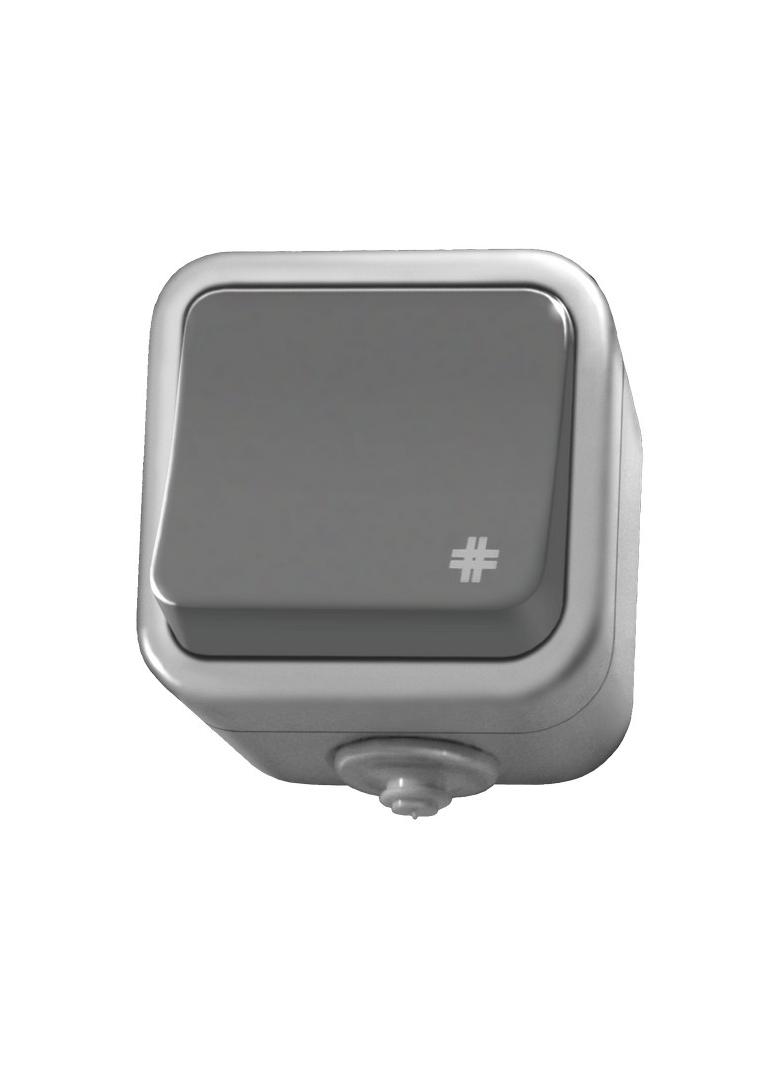 DELFINA Łącznik krzyżowy - kolor szary