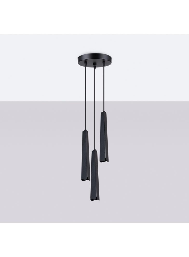 Lampa wisząca PRYSM 3P czarna