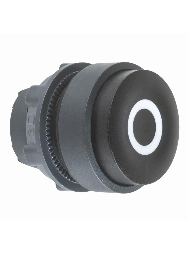 Harmony XB5 Przycisk wystający czarny z samopowrotem plastikowy oznaczony /O/ ZB5AL232 Schneider