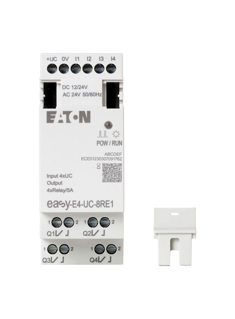 EASY-E4-UC-8RE1 easyE4 rozszerzenie 12-24VDC 24VAC 4DI 4DO-R 197217 EATON