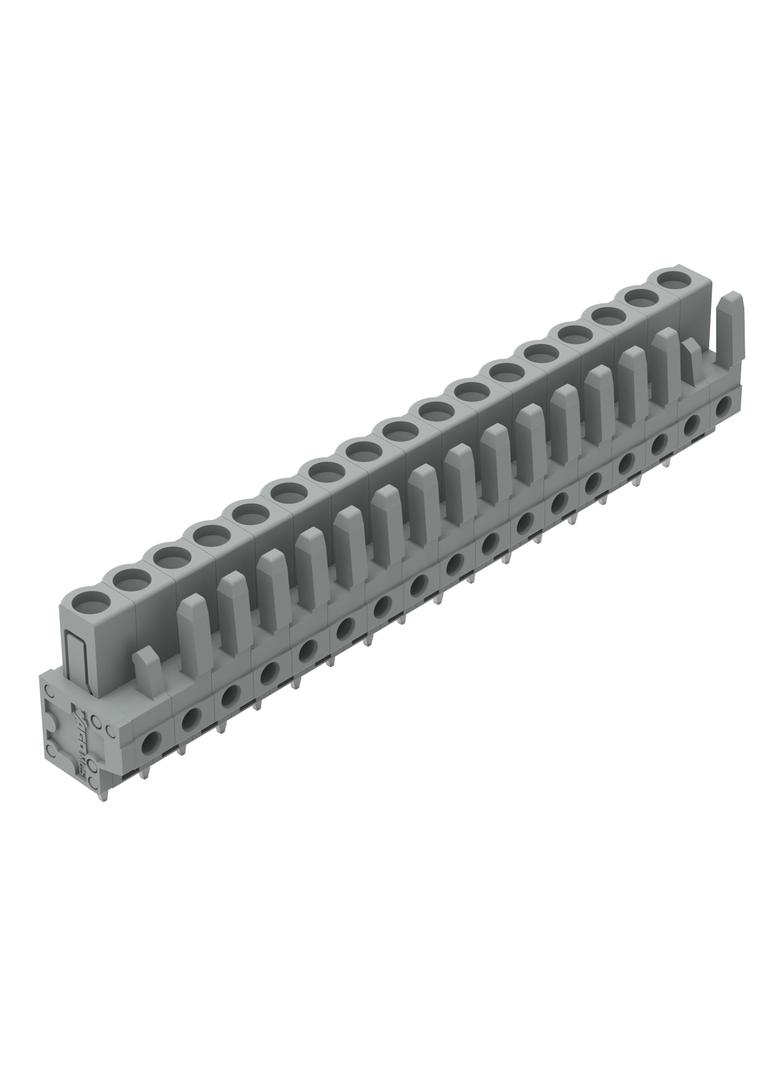 MCS-MIDI Classic gniazdo 17-bieg. szare raster 5 mm /25szt./ WAGO