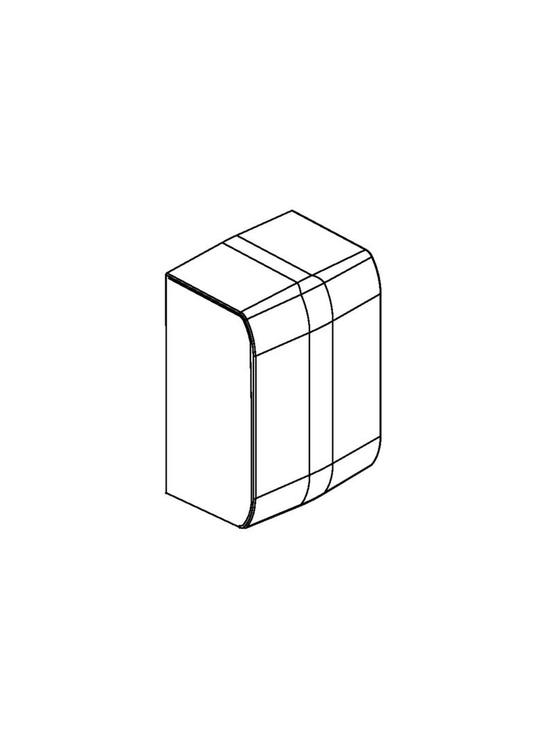 tehalit.ateha Końcówka do kanału 12x20, biały