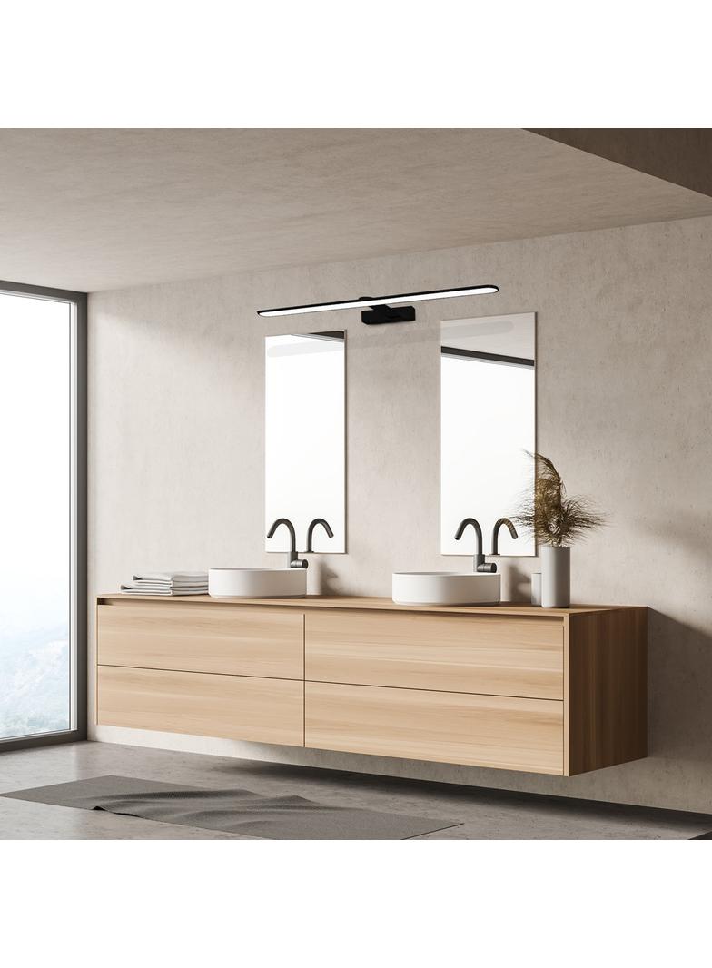 Milagro kinkiet łazienkowy nad lustro LED Splash Black 12W 840lm 4000K IP44 ML5616