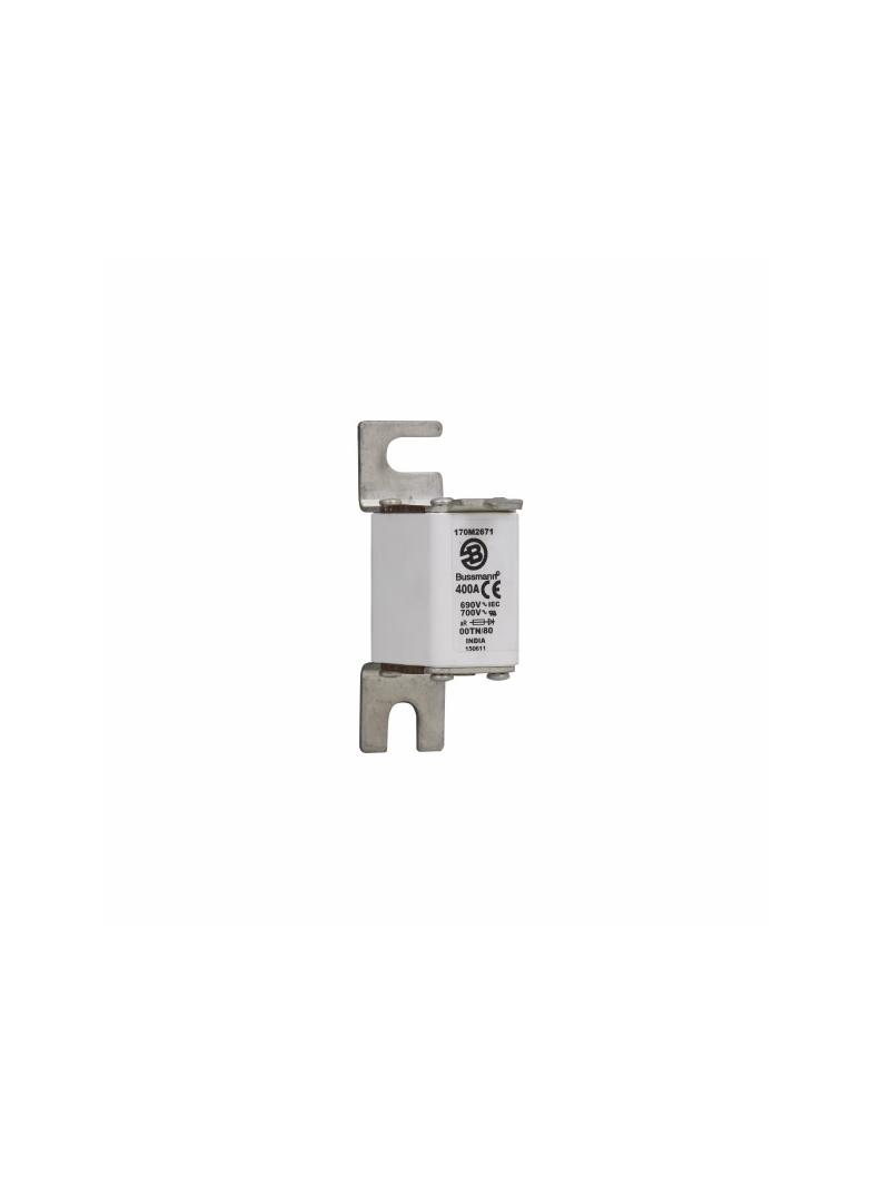 400A 690V aR 00TN/80 TYPE T IND. FUSE Wkładka szybka 400A AC 690V DIN 00 30x51x100 mm aR, 170M2671 E