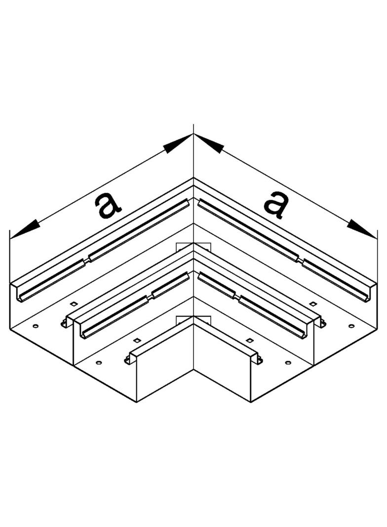 tehalit.BRS Kąt płaski 100x210 Dstal ocynk BRS1002105DVERZ HAGER