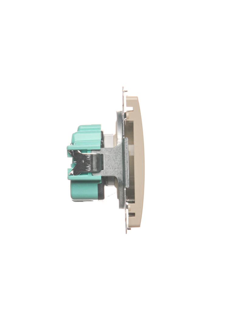 Simon Basic Gniazdo wtyczkowe bez uziemienia z przesłonami torów prądowych 16A 250V zaciski śrubowe beż BMG1Z.01/12 BMG1z.01/12 KONTAKT