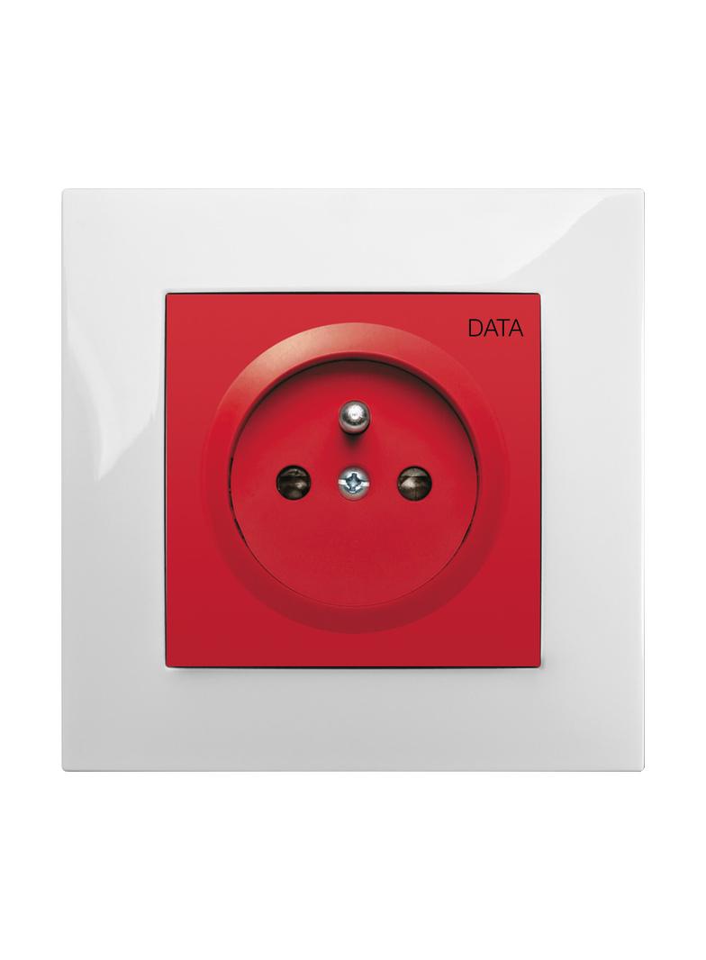 CARLA Gniazdo DATA czerwone