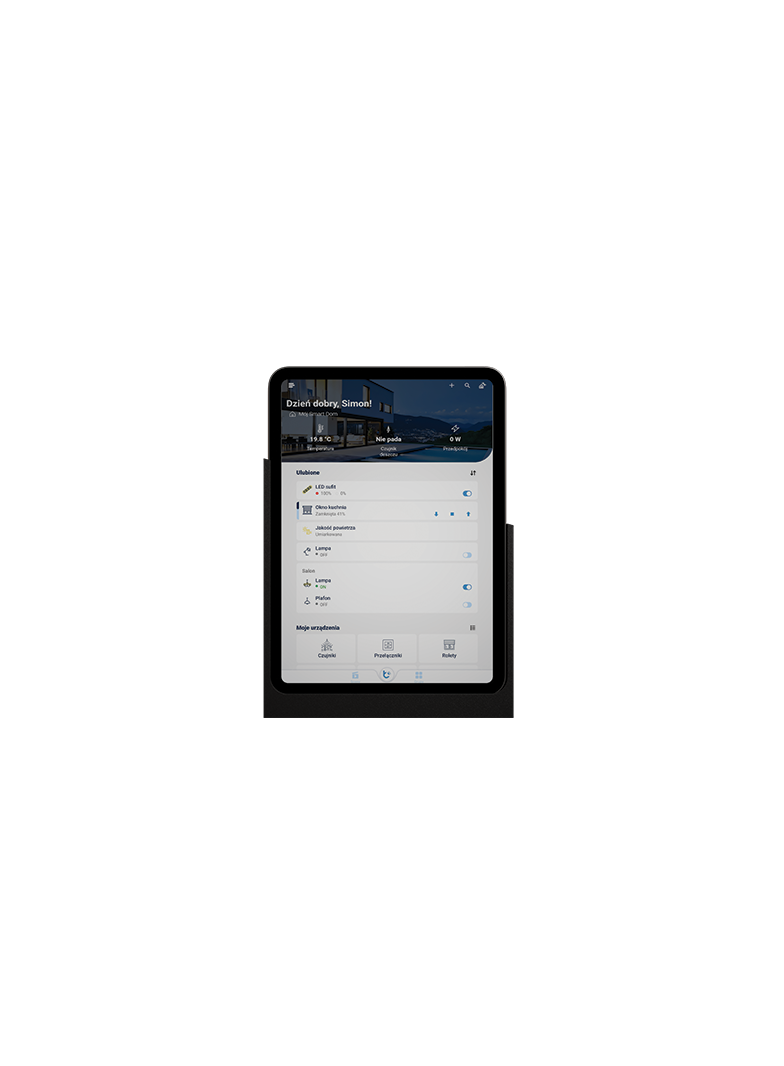 "Simon GO TBU-GFO1G10-149 Uchwyt ścienny otwarty do tabletu Apple iPad 10,9” 10 gen