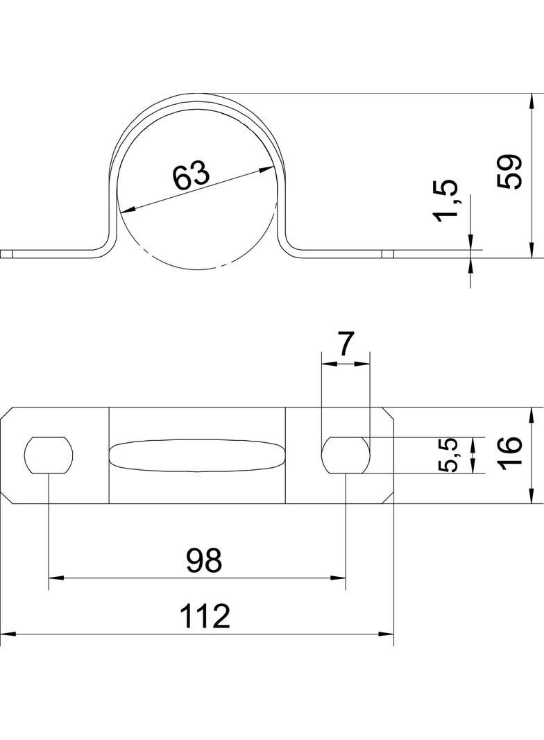 605, OBEJMY MOCUJĄCE 63MM OC.G.