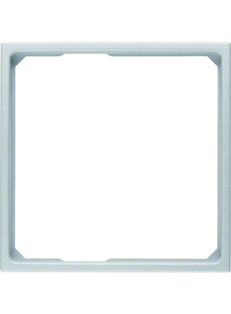 BERKER B.Kwadrat/B.7 Pierścień adaptacyjny do płytek czołowych 50x50mm aluminium 11091414 HAGER