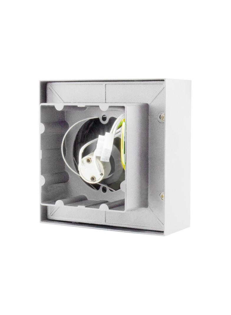 MIRORA AR111 NATYNKOWA GU10 250V IP20 145X145X85mm BIAŁY kwadratowa ruchoma