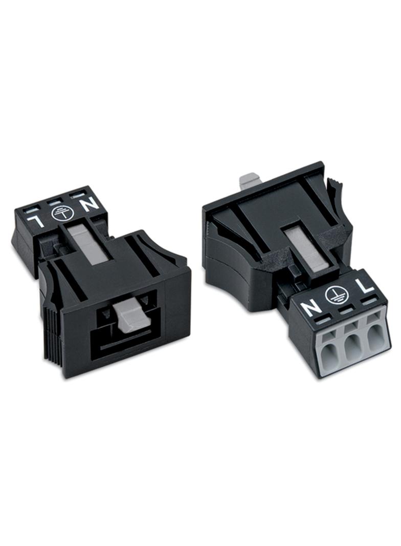 WINSTA MINI wtyk 3-torowy SnapIn czarny