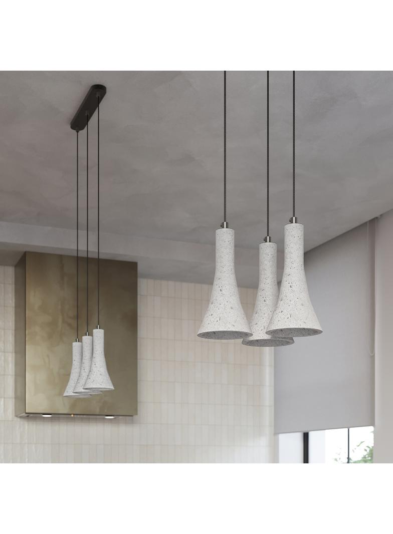 Sollux Lampa wisząca REA 3P beton SL.1226