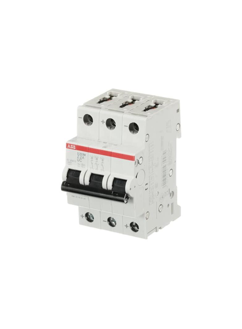 S203M-Z2UC Wyłącznik nadprądowy 10kA AC/DC 3P Z2A 2CDS273061R0278 ABB