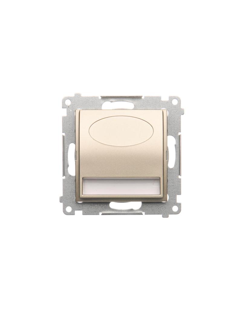 Simon 54 Oprawa oświetleniowa LED 230 V AC 1.1 W białe neutralne 4000 K złoty mat DOSB.01/44 KONTAKT