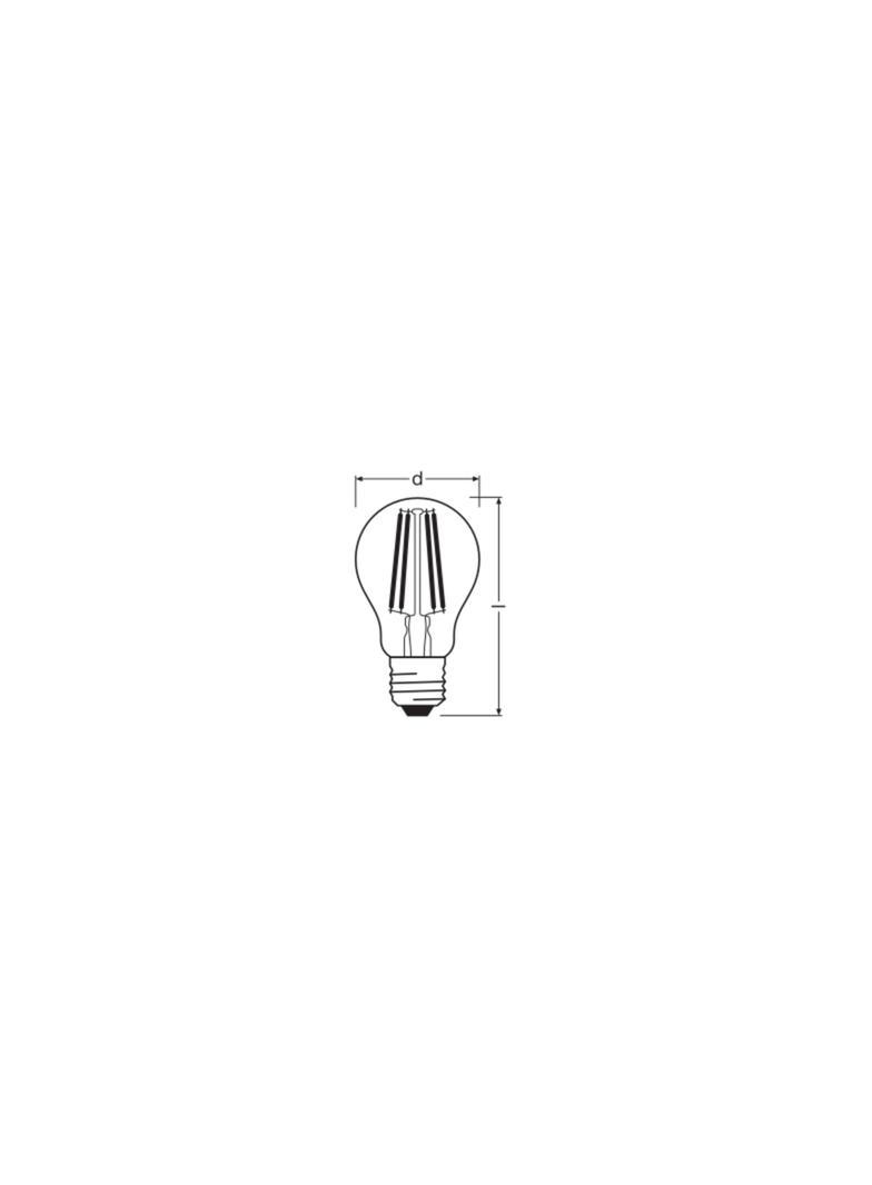 Lampa LED Classic A40 energooszczędna szkło przezroczyste 2,5W 830 E27 LEDVANCE