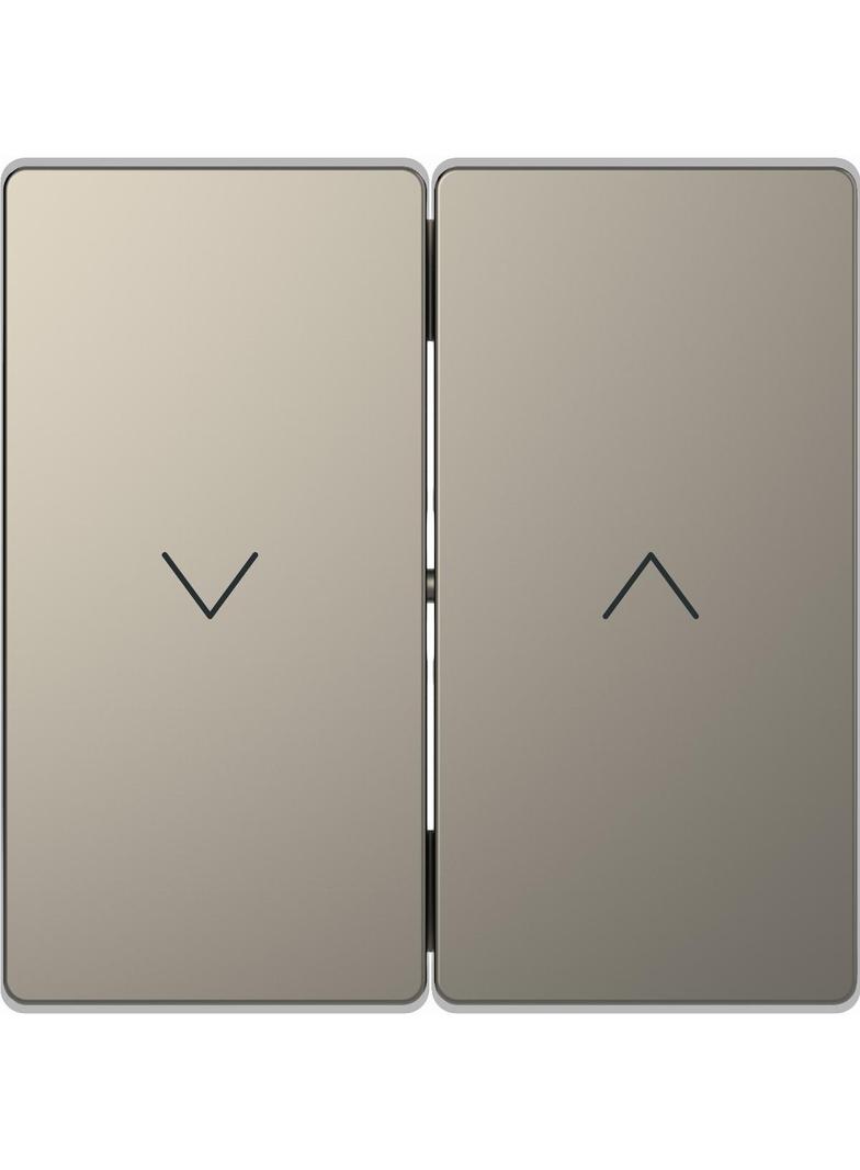 Merten, D-Life, klawisz podwójny żaluzjowy, nikiel