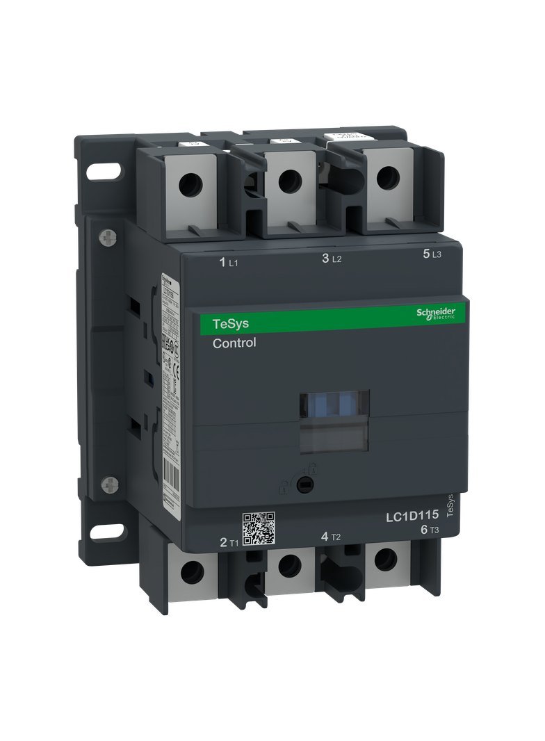 Stycznik mocy TeSys D [AC-3] 115A 3P 1Z 1R cewka 220V 50HZ LC1D1156M5 Schneider