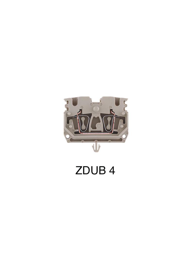 ZDUB 2.5-2/4AN/RC Złączka szynowa przelotowa, nr katalogowy 1712970000