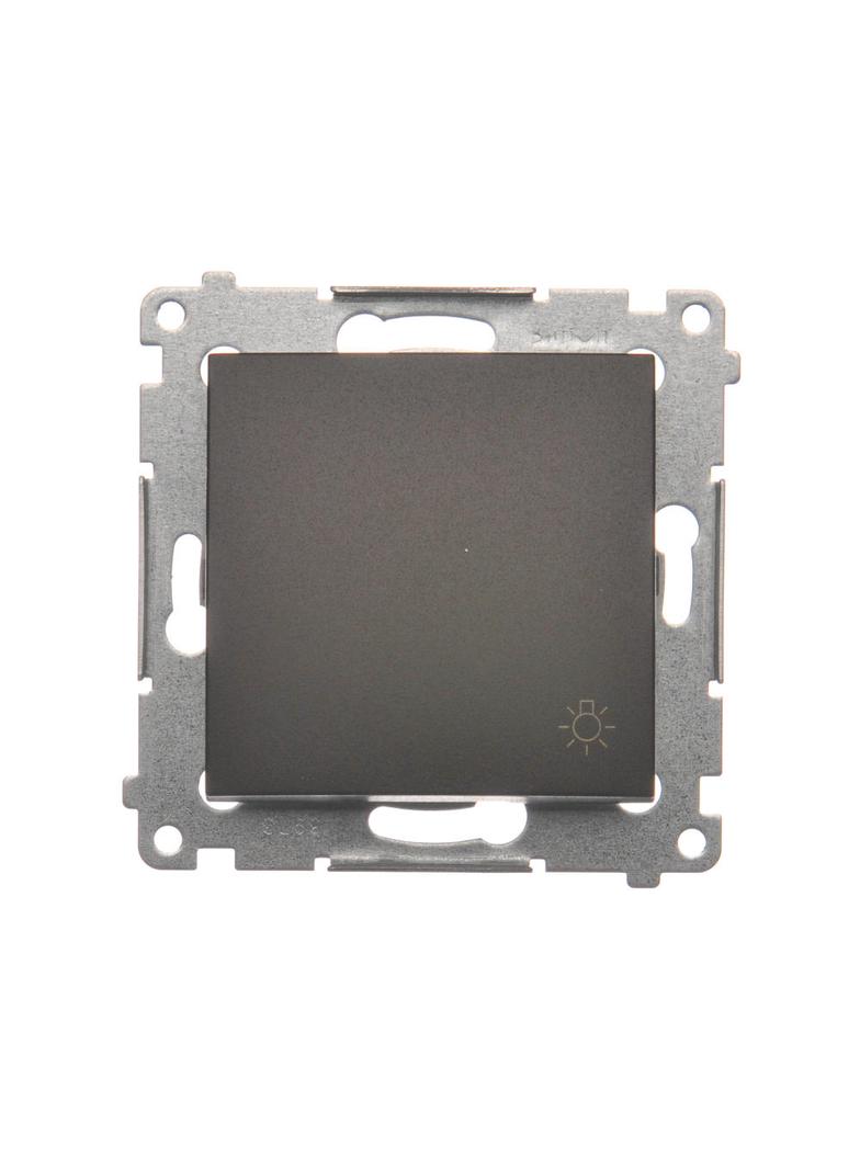 SIMON 54 Przycisk „światło” (moduł) 16AX, 250V~, zaciski śrubowe; brąz mat