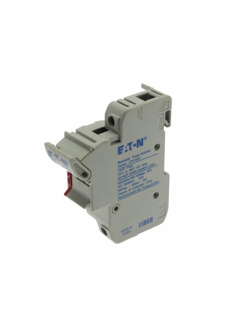 1 Pole 14x51 MFH Podstawa wkładki cylindrycznej 14x51 1P 50A 690VAC CH141DU EATON