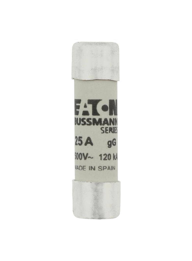 CYLINDRICAL FUSE 10 x 38 25A GG 500V AC Wkładka cylindryczna 10 x 38mm 25A GG 400V AC C10G25 EATON