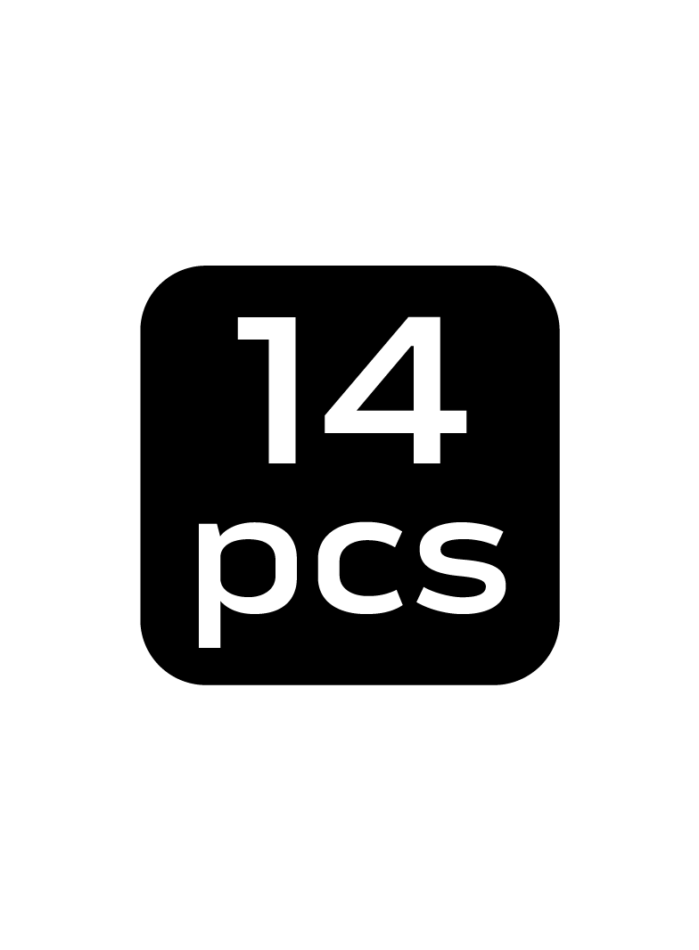 Noże precyzyjne 14 szt.