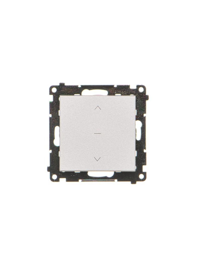 Simon 55 Łącznik roletowy trójpozycyjny 1-0-2 szybkozłączka Aluminium mat TZW1K.01/143 KONTAKT