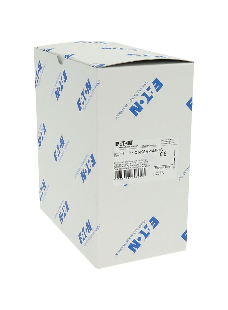 CI-K2H-145-TS Mała obudowa CI-K2 z szyną montażową WxSxG=160x100x145mm 229305 EATON
