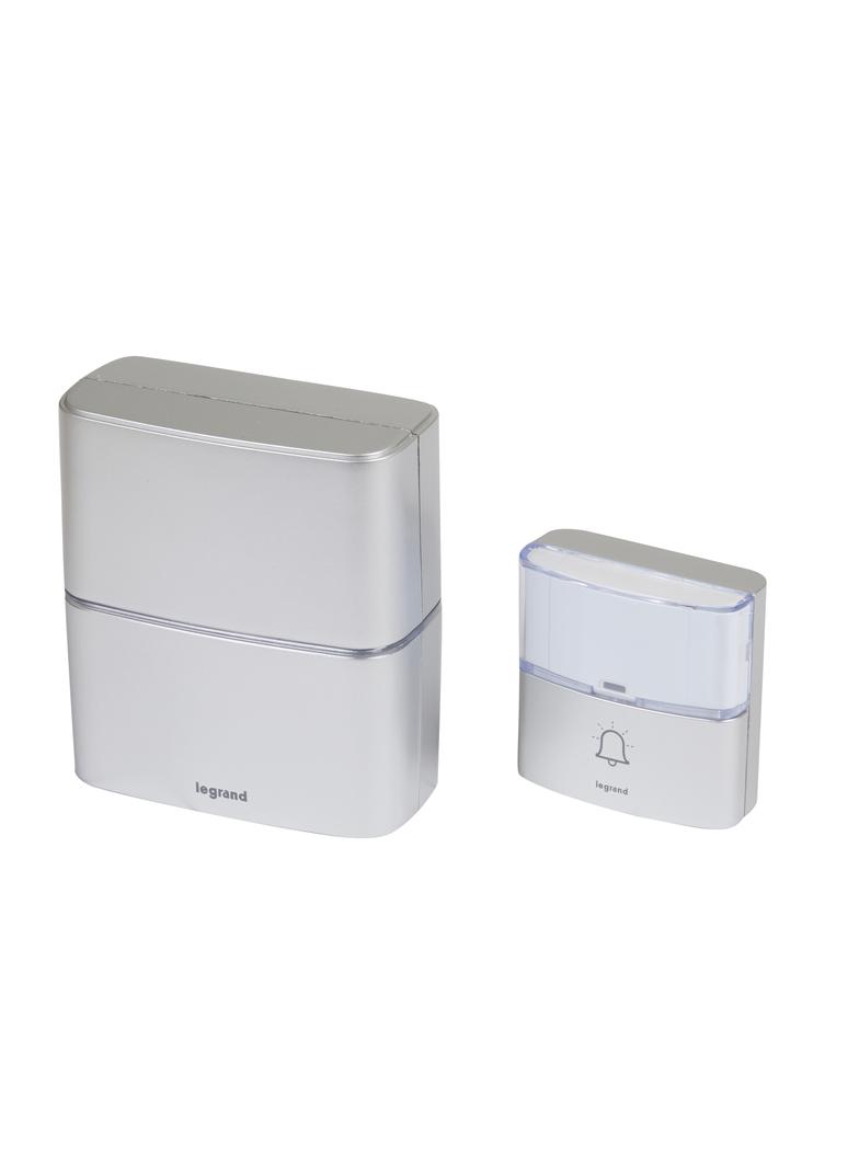 ZESTAW DZWONKOWY BEZPRZEWODOWY SERENITY - ALUMINIUM, Legrand