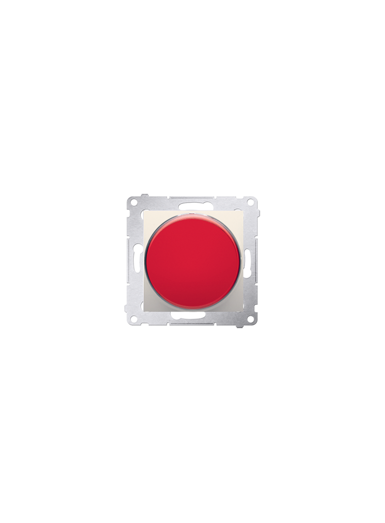 Simon 54 Sygnalizator świetlny LED – światło czerwone 230V kremowy DSS2.01/41 KONTAKT
