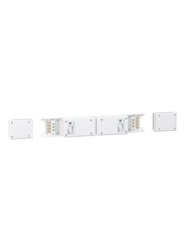 Kaseta zasilająca, Canalis KNA, 63A, 3L+N+PE/3L+PEN, środkowy montaż, RAL9001 KNA63ABT4