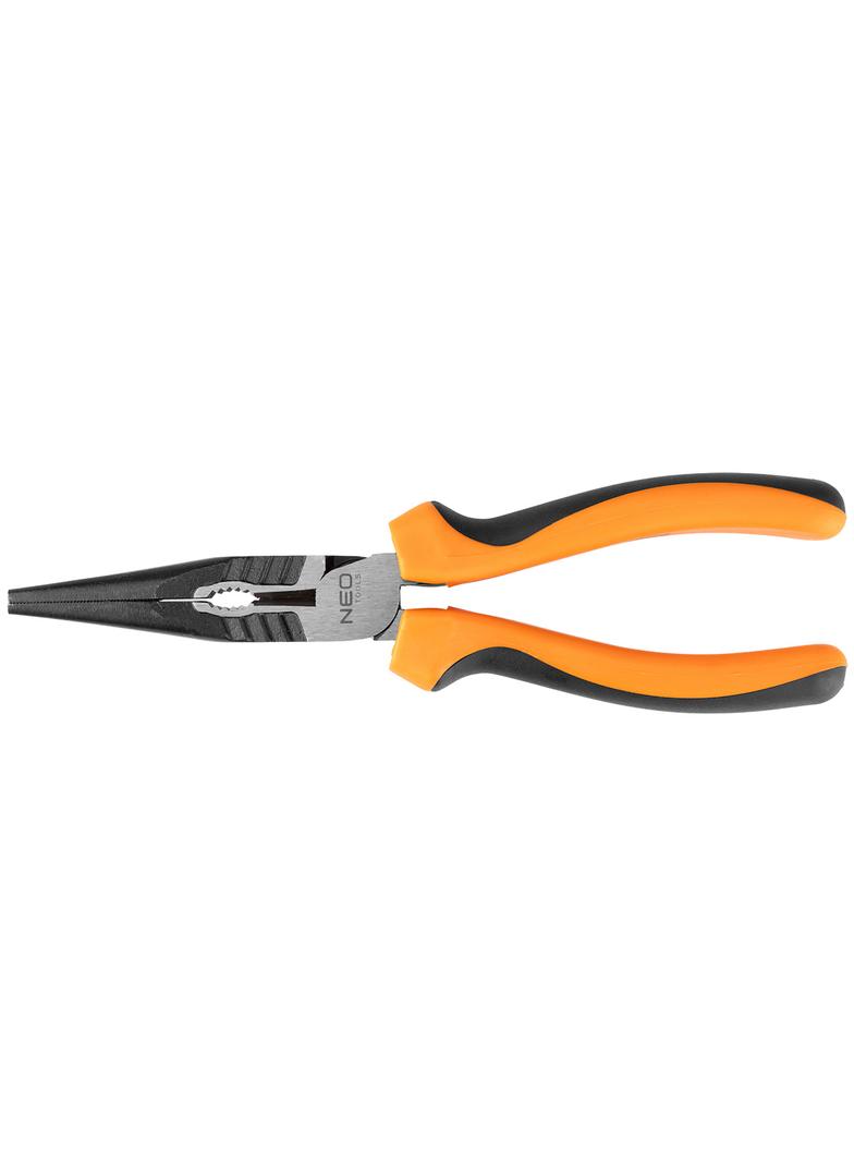 Szczypce wydłużone proste 40% FS 200 mm NEO TOOLS 01-155 GTX Poland
