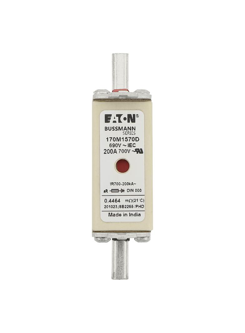 FUSE 200A 690V aR DIN 000 HSDNH Wkładka szybka 200A 690V aR DIN 000 podwójny wskaźnik 170M1570D EATO