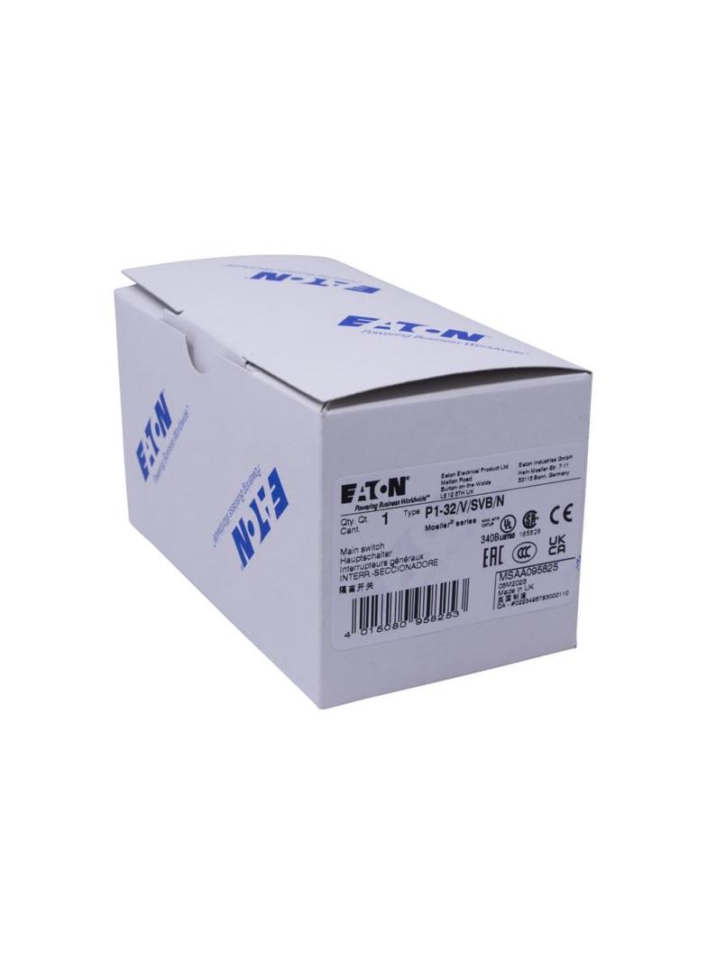 P1-32/V/SVB/N Rozłącznik On/Off 32A 15kW 095825 EATON