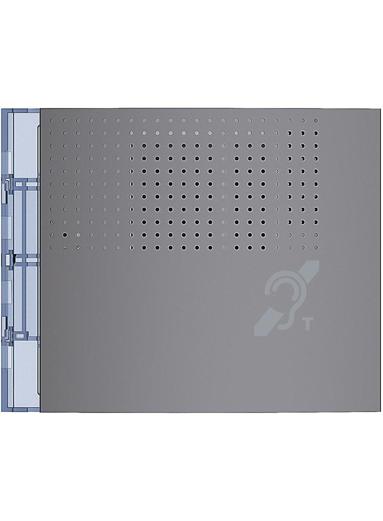 Sfera: Plakietka Modułu Teleloop - Stalowoszara 352703 LEGRAND