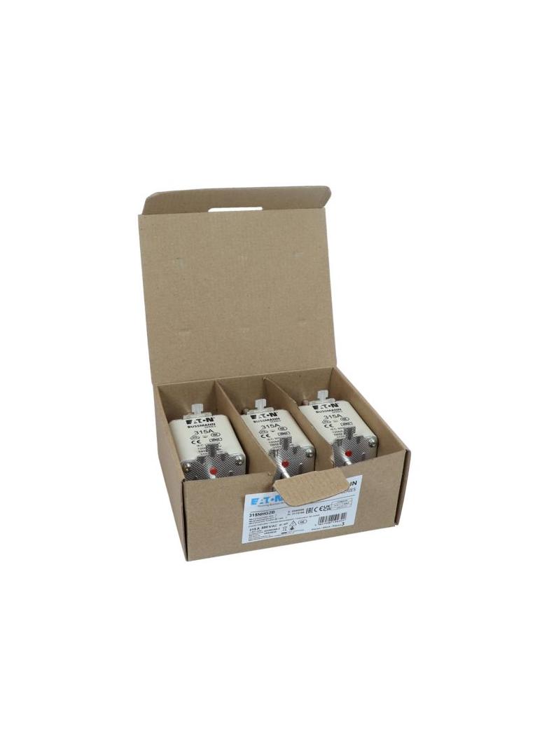 NH FUSE 315A 500V GG/GL SIZE 2 Wkładka NH2 315A 500V GL/GG podwójny wskaźnik 315NHG2B EATON
