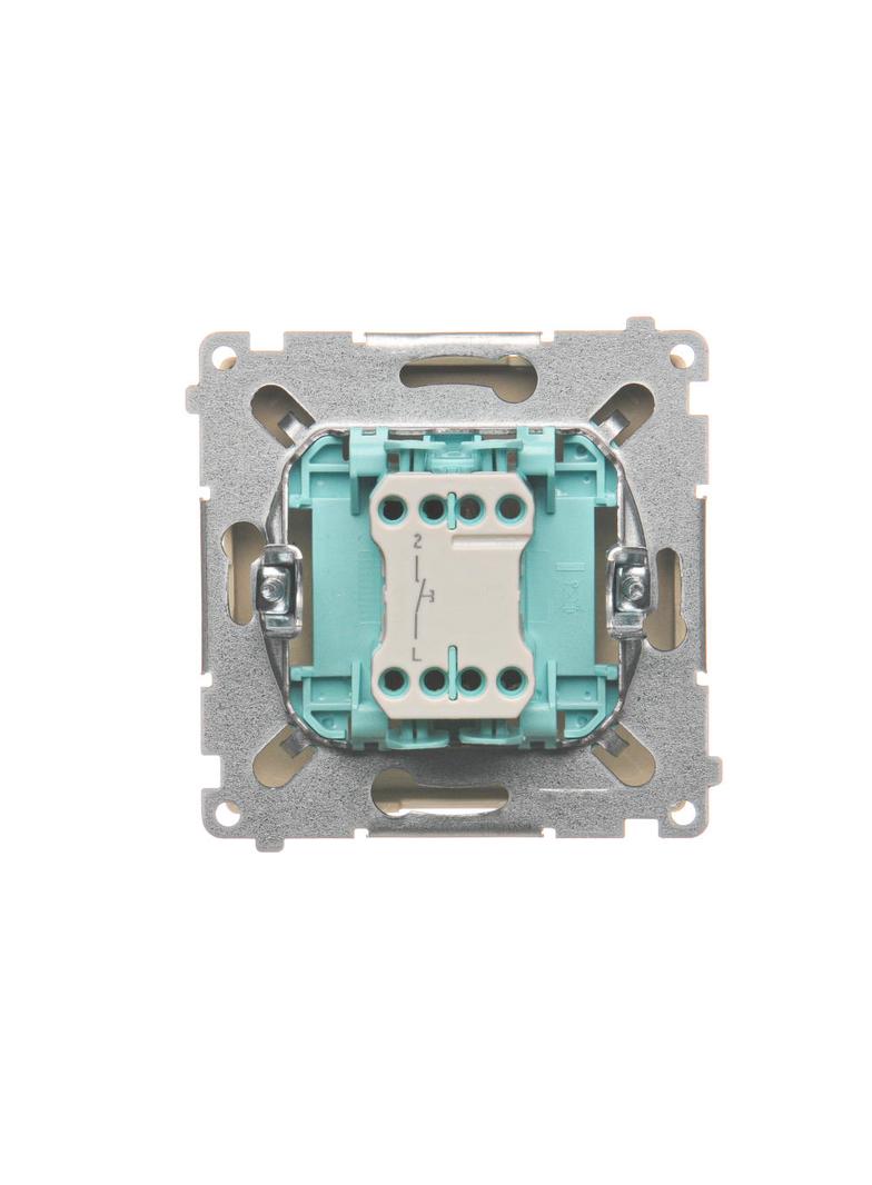 Simon Basic Przycisk światło 10A 250V szybkozłączka beż BMS1.01/12 KONTAKT