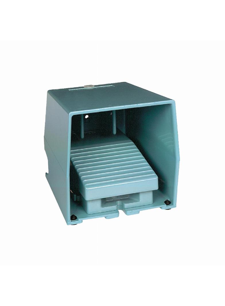 Harmony XPE Łącznik nożny pojedynczy z osłoną niebieski 1 NC+1 NO metalowy XPEM410