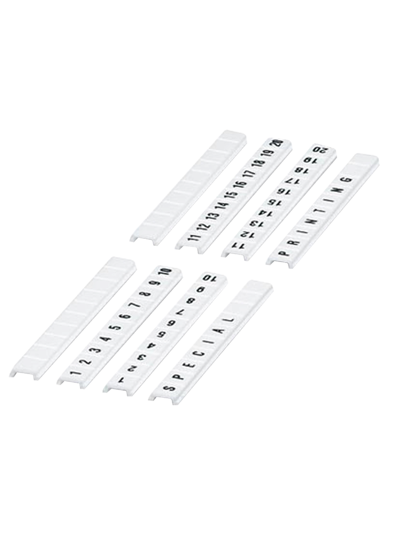 Złączki NSY, przypinany oznacznik, płaski,5mm, 10 szt NSYTRABF550