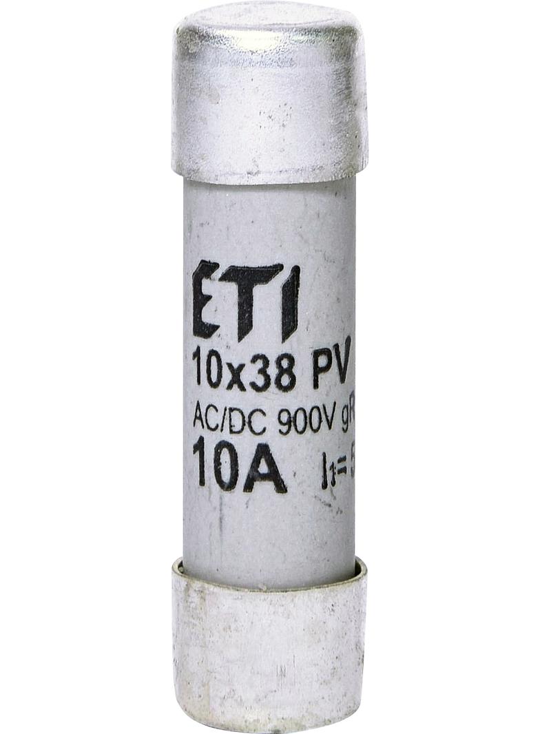 Wkładka topikowa cylindryczna PV gR 900V CH10x38 gR 10A 900V AC DC 002625031 ETI