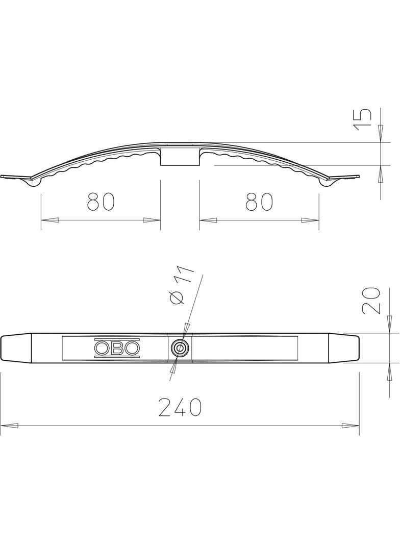 2033 AS, Klamra kablowa