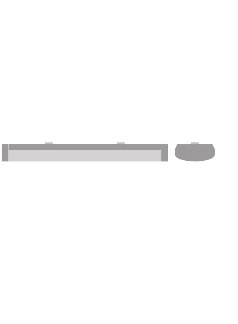Oprawa liniowa LINEAR SURFACE 600 P 18W 830 white IP44 DALI