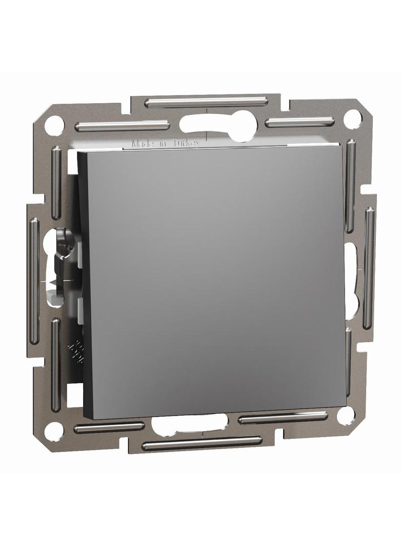 Asfora, łącznik krzyżowy, bez ramki, antracyt