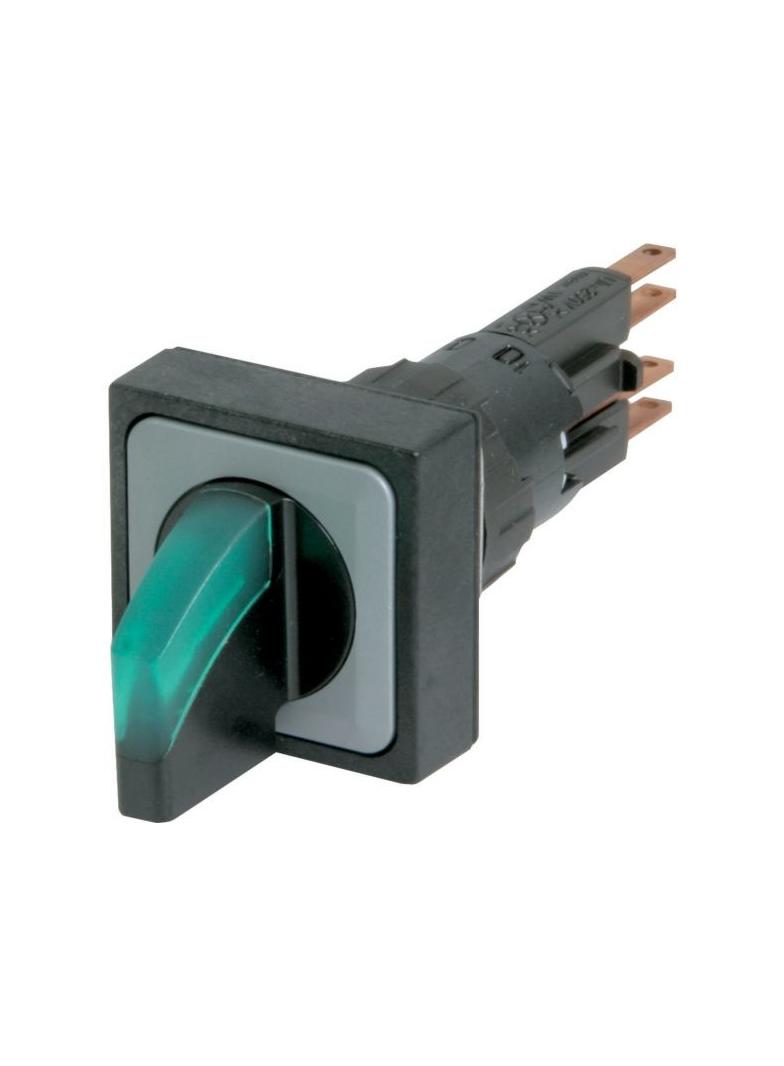 Q25LWK3R2-GN PRZEŁĄCZNIK PODŚWIETLANY 3 POŁOŻENIA,ZIELONY